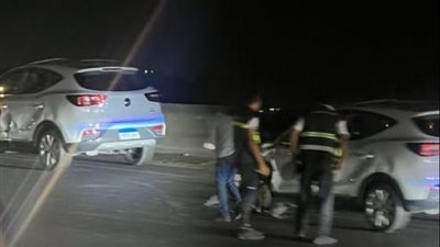 بسبب السرعة الجنونية.. انقلاب سيارة أعلى محور التجارة بمدينة 6 أكتوبر| فيديو