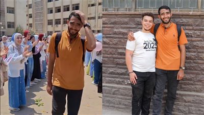 كل ده علشاني.. أول تعليق من الطالب صاحب فيديو الممر الشرفي بين زملائه: بحب أعمل الخير مع الناس