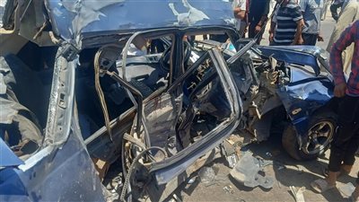 إصابة 8 أشخاص في حادث تصادم بطريق أبو المطامير بالبحيرة