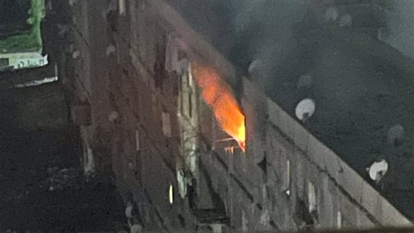 حريق بمنطقة السيد