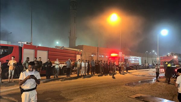 جانب من الحريق 