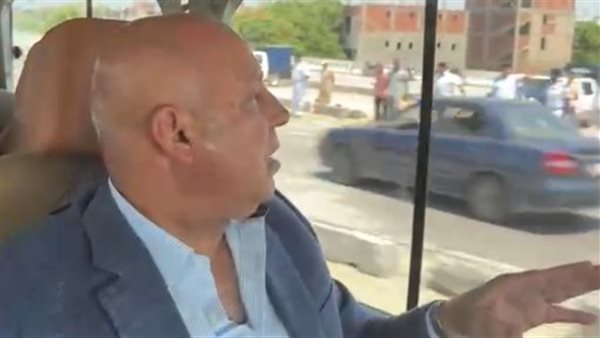 جانب من الحادث خلال