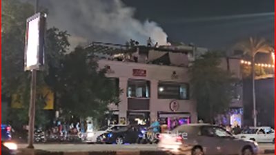 حريق بمطعم الأغا بجسر السويس في مصر الجديدة.. والحماية المدنية تحاول السيطرة