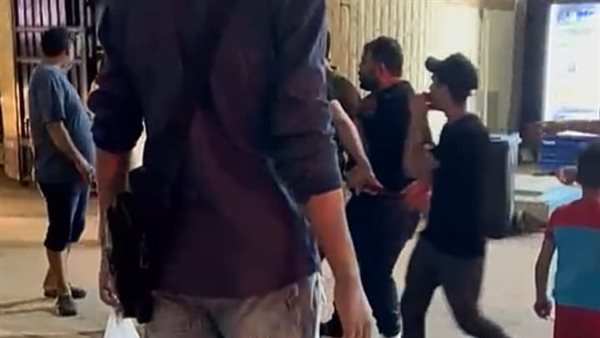 جانب من المشاجرة