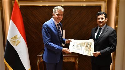 قبل تنظيم سلسلة بطولات كأس العالم.. وزير الرياضة يلتقي رئيس الاتحاد الدولي للخماسي الحديث