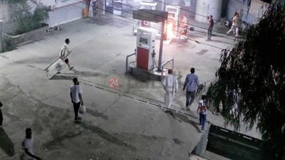 السيطرة على حريق في محطة بنزين بقرية سرسنا بالفيوم