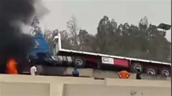 اشتعال تريلا - أرشيفية