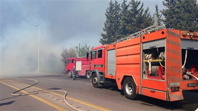 سوريا: اندلاع حريق بالقرب من قصر الرئاسة في دمشق 