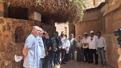 وفد لجنة الإدارة المحلية بـ النواب في زيارة لدير سانت كاترين| صور