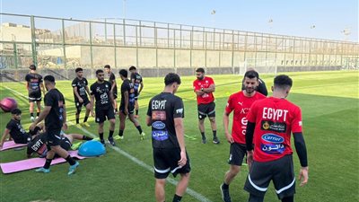 وسط أجواء حماسية.. منتخب الشباب يخوض مرانه الثاني استعدادا لوديتي الكويت | صور