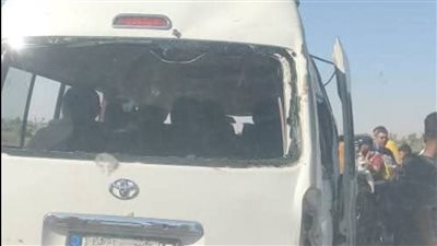 إصابة 7 أشخاص في تصادم ميكروباص مع جرار زراعي بالغربية 