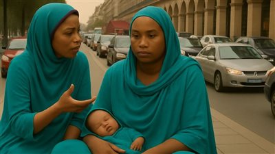 بعد ولادته في الشارع.. سودانية تعرض التنازل عن مولودها لعدم استطاعتها الإنفاق عليه