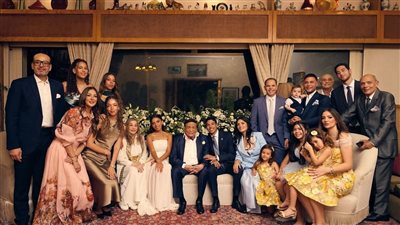 أحدث ظهور لـ الزعيم عادل إمام خلال عقد قران حفيده