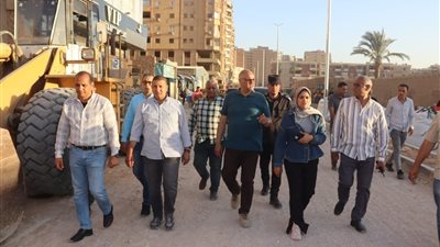 محافظ القليوبية يتفقد أعمال تطوير شارع نبوية موسى شرق شبرا الخيمة