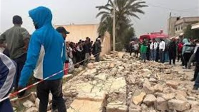 مصرع صغيرة إثر سقوط حائط عليها في دار السلام بسوهاج