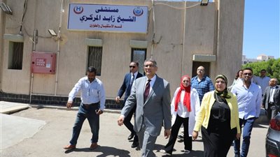 الافتتاح خلال شهر.. محافظ الجيزة يتابع نسب تنفيذ التطويرات بمستشفى الشيخ زايد العام|صور 
