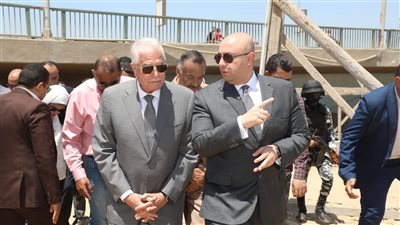محافظ بني سويف ومستشار رئيس الجمهورية في جولة ميدانية بالمرسى السياحي الجديد على نهر النيل
