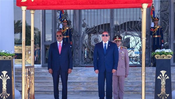 السيسي ورئيس الصومال