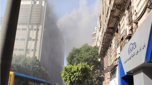 حريق سنترال رمسيس