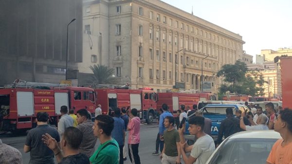 حريق سنترال رمسيس