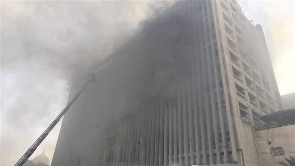 حريق سنترال رمسيس