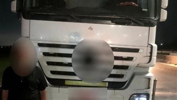 ضبط قائد سيارة نقل