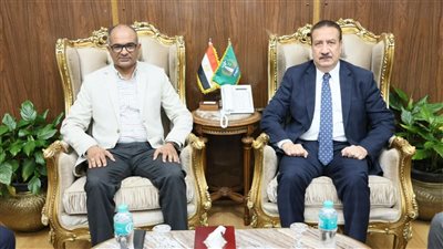 محافظ المنوفية يستقبل نائب وزير الإسكان لافتتاح وتفقد مشروعات صرف صحي بتلا