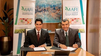 «MAFI» و«محاصيل تكنولوجيز» توقعان عقد شراكة استراتيجية للزراعات التعاقدية والتحول الرقمي الذكي