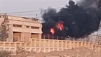 السيطرة على حريق بمبنى تابع لشركة كهرباء مدينة العاشر من رمضان