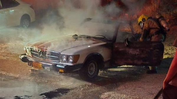 حرق سيارة وديع الجعبري