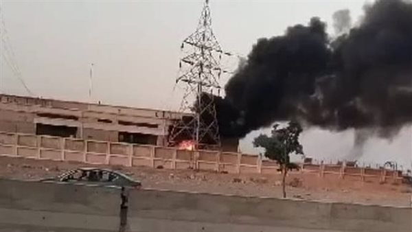 حريق بمبنى تابع لشركة
