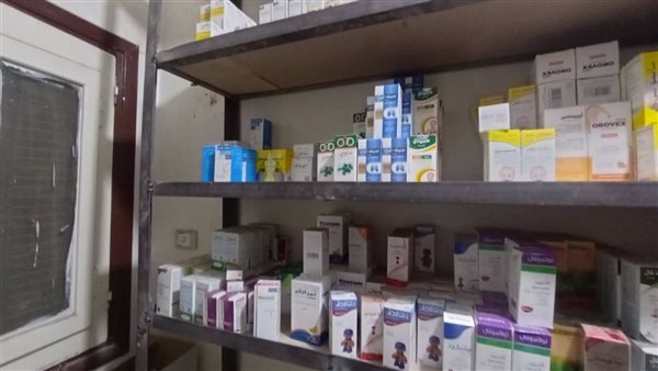 ضبط مخزن أدوية 