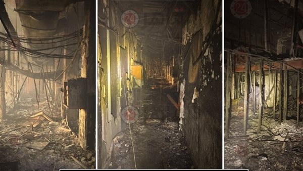 حريق سنترال رمسيس