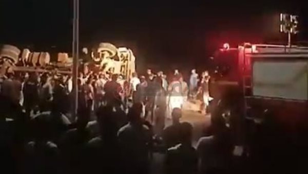 جانب من الحادث 