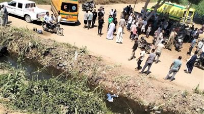 ارتفاع عدد ضحايا انقلاب ميكروباص في ترعة بالمنوفية إلى 3 وفيات