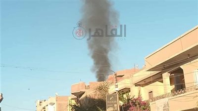 السيطرة على حريق أعلى سطح منزل بالفيوم