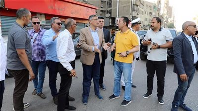 محافظ الجيزة يتفقد جهود حملات النظافة ورفع الإشغالات بفيصل وكعابيش | صور 
