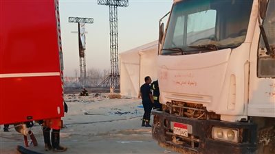 مياه مطروح تشارك في إطفاء حريق بقرية واتر واي السياحية بالضبعة