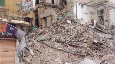 أسماء ضحايا ومصابي حادث انهيار عقار العطارين بالإسكندرية 