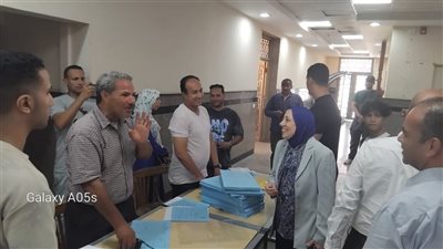 انتظام سير اختبارات القدرات لطلاب الثانوية العامة بجامعة بنها