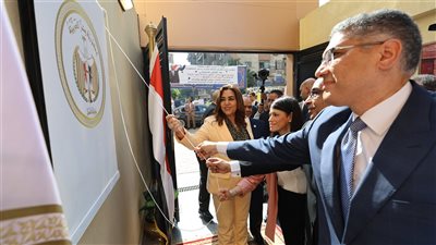 وزراء التخطيط والتنمية المحلية والعدل ومحافظ الجيزة يفتتحون مكتب توثيق محكمة جنوب الجيزة| صور