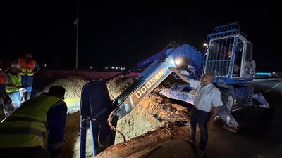 كسر مفاجئ في خطوط مياه الشرب المغذية لقرى مارينا بالساحل الشمالي