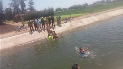 مصرع شقيقين غرقا خلال الاستحمام بترعة في كفر الشيخ