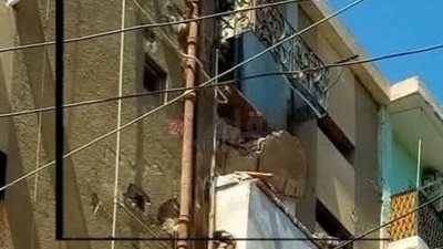 دون إصابات بشرية.. سقوط شرفة شقة بمساكن النويري بالفيوم