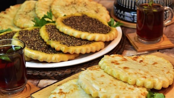 عجينة المناقيش الهشة