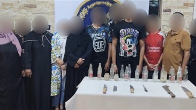 معاكسة فتاة تتسبب في مشاجرة بالأسلحة البيضاء في السلام.. والداخلية تضبط المتهمين