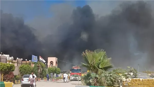 جانب من الحادث 