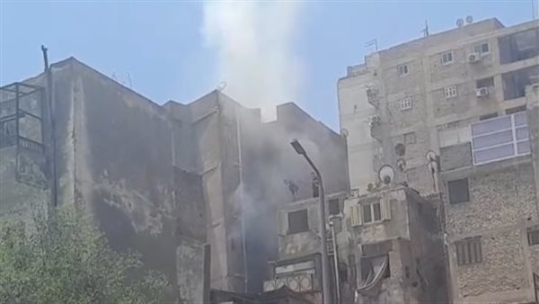 حريق عمارة سكنية