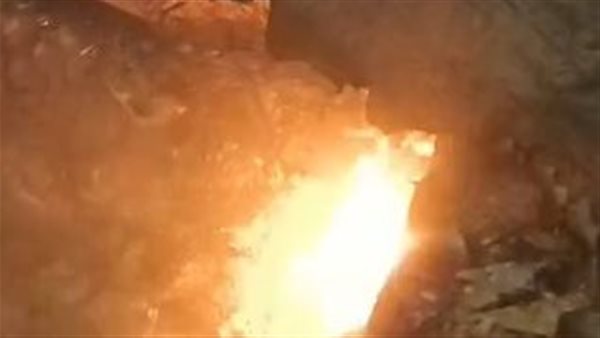 جانب من الحريق