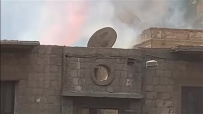 اندلاع النيران في فيلا بحلوان.. والحماية المدنية تحاول السيطرة